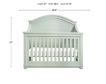 Second Story Home Rowan Sage Arch Top 4-in-1 Convertible Crib small image number 3