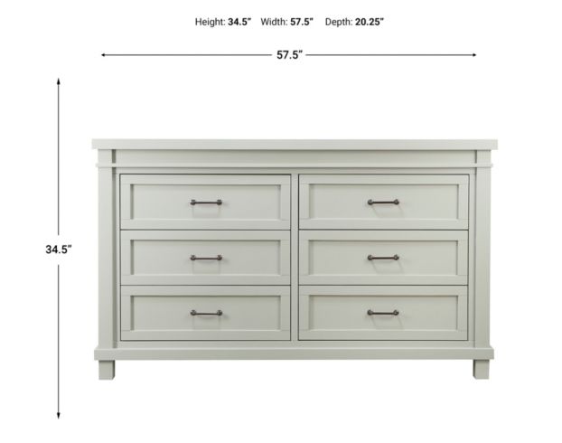 Second Story Home Rowan Sage Double Dresser large image number 2