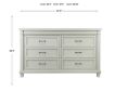 Second Story Home Rowan Sage Double Dresser small image number 2