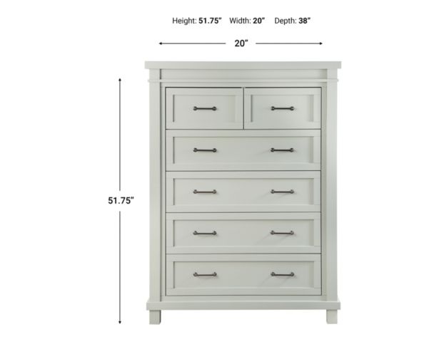 Second Story Home Rowan Sage 6-Drawer Chest large image number 3