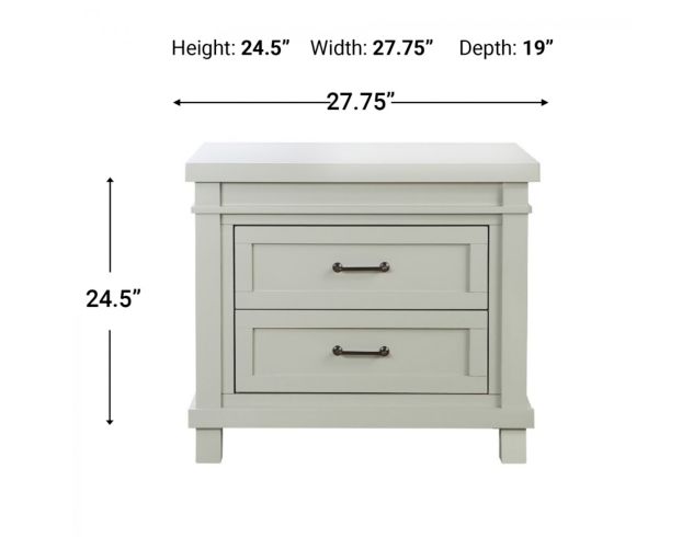 Second Story Home Rowan Sage Nightstand large image number 4