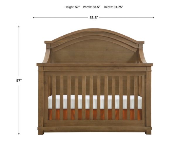 Second Story Home Rowan Sandwash Arch Top 4-in-1 Convertible Crib large image number 3