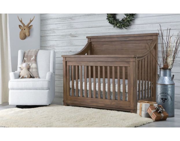 Second Story Home Rowan Sandwash Flat Top 4-in-1 Convertible Crib large image number 2