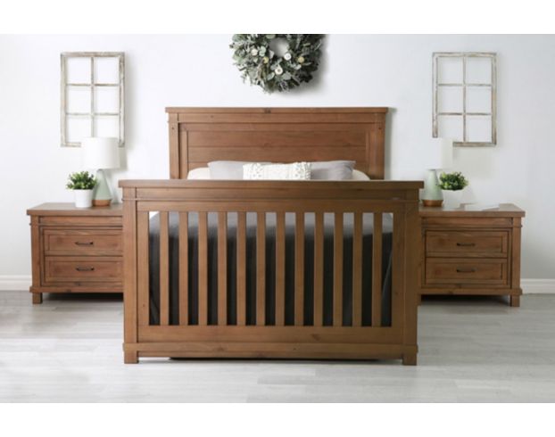 Second Story Home Rowan Sandwash Flat Top 4-in-1 Convertible Crib large image number 8