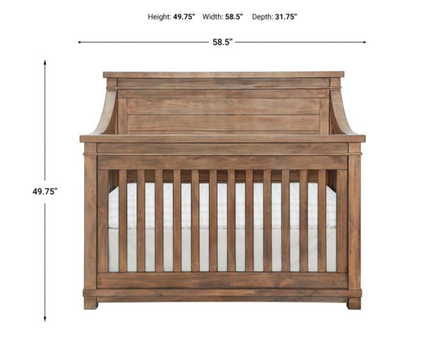 Second Story Home Rowan Sandwash Flat Top 4-in-1 Convertible Crib large image number 10