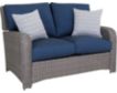 South Sea Rattan St Tropez Stone Lapis All Weather Loveseat small image number 2