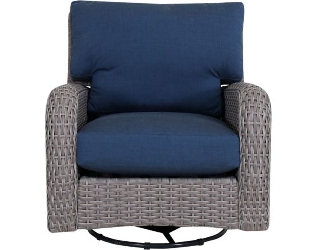 South Sea Rattan St Tropez Stone Lapis All Weather Swivel Glider large image number 1