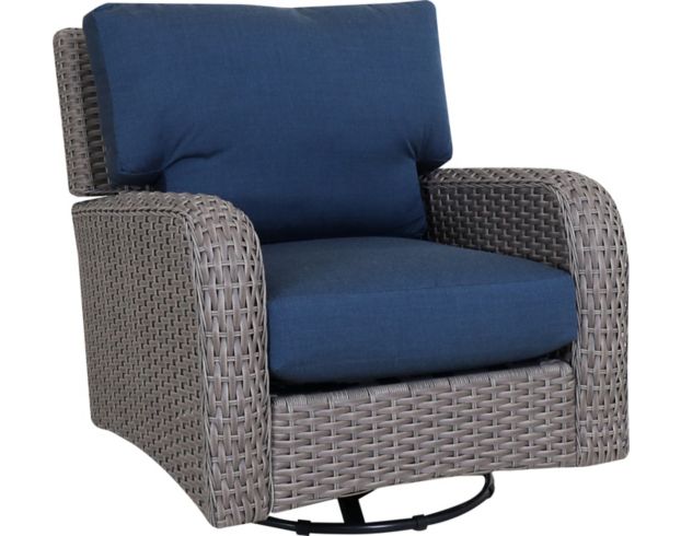 South Sea Rattan St Tropez Stone Lapis All Weather Swivel Glider large image number 2