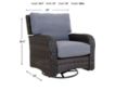 South Sea Rattan St Tropez Outdoor Swivel Glider small image number 7