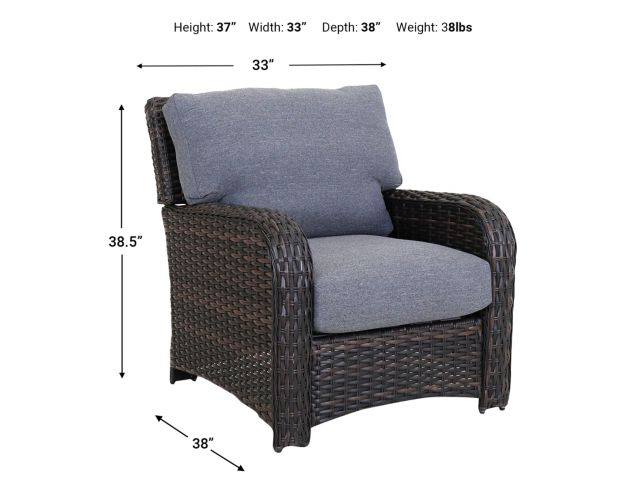 South Sea Rattan St Tropez Outdoor Chair Homemakers