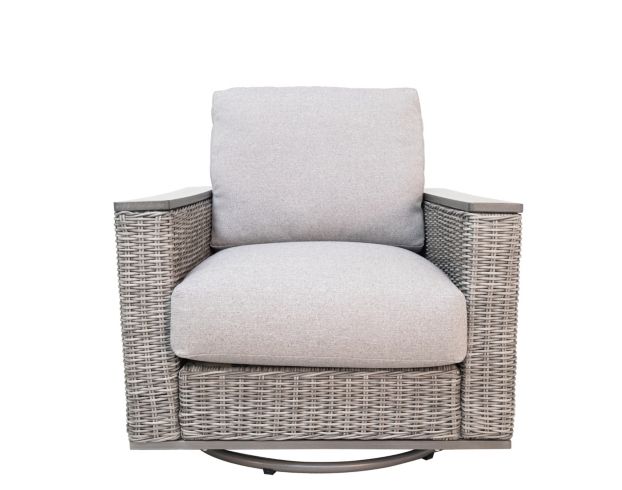 South Sea Rattan Timberline Platinum Outdoor Swivel Chair large image number 1