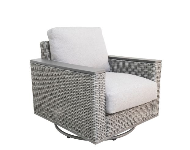 South Sea Rattan Timberline Platinum Outdoor Swivel Chair large image number 2