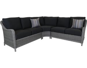 South Sea Rattan 3-Piece Sectional