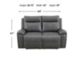 Steve Silver Company Gaston Reclining Loveseat small image number 8