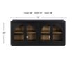 Steve Silver Company Magnolia Black 4-Door Server small image number 7