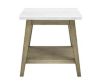 Steve Silver Company Vida Marble Top End Table small image number 1