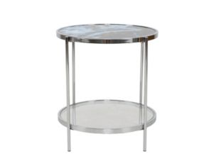 Steve Silver Company Averie 23-Inch Reversible Round End Table