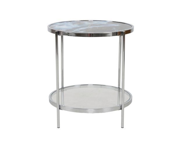 Steve Silver Company Averie 23-Inch Reversible Round End Table large image number 1