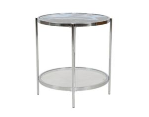 Steve Silver Company Averie 23-Inch Reversible Round End Table