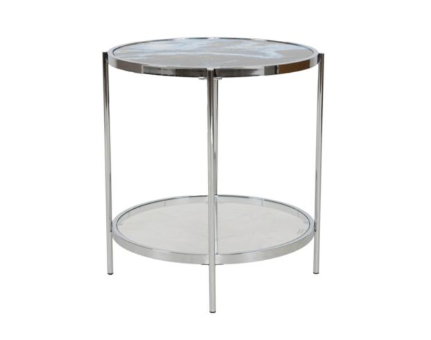 Steve Silver Company Averie 23-Inch Reversible Round End Table large image number 2