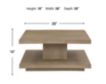 Steve Silver Company Canyon Sand Square Coffee Table small image number 8