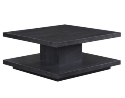 Steve Silver Company Canyon Black Square Coffee Table