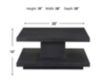 Steve Silver Company Canyon Black Square Coffee Table small image number 7