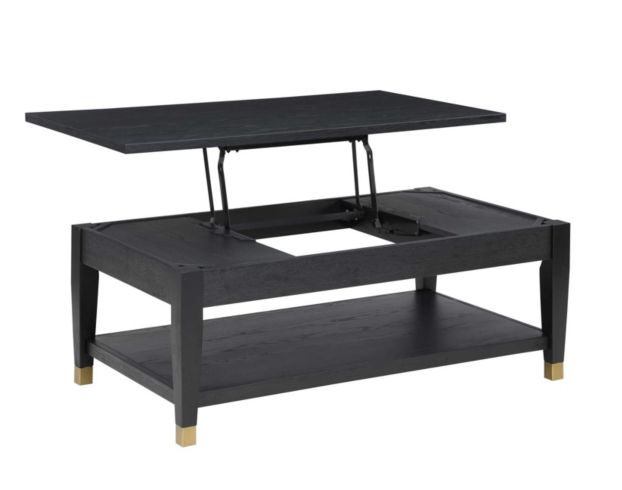 Steve Silver Company Yves Lift-Top Black Coffee Table large image number 3