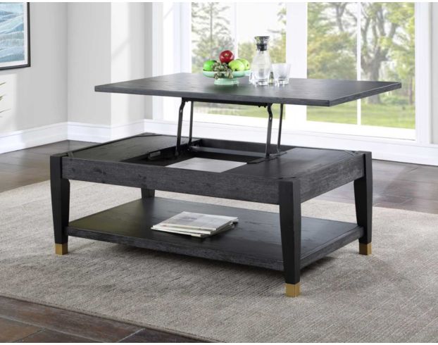 Steve Silver Company Yves Lift-Top Black Coffee Table large image number 6