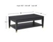 Steve Silver Company Yves Lift-Top Black Coffee Table small image number 7