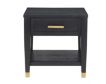 Steve Silver Company Yves Black Square End Table small image number 1