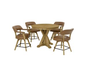 Steve Silver Rylie 5-Piece Counter Height Game Table Set