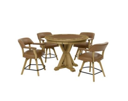 Steve Silver Rylie 5-Piece Counter Height Game Table Set