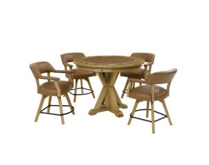 Steve Silver Rylie 5-Piece Counter Height Game Table Set