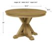 Steve Silver Rylie Natural Dining Game Table small image number 9
