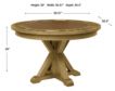 Steve Silver Rylie 5-Piece Natural Dining Game Table Set small image number 16