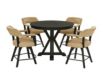 Steve Silver Rylie 5-Piece Black Counter Game Table Set small image number 2