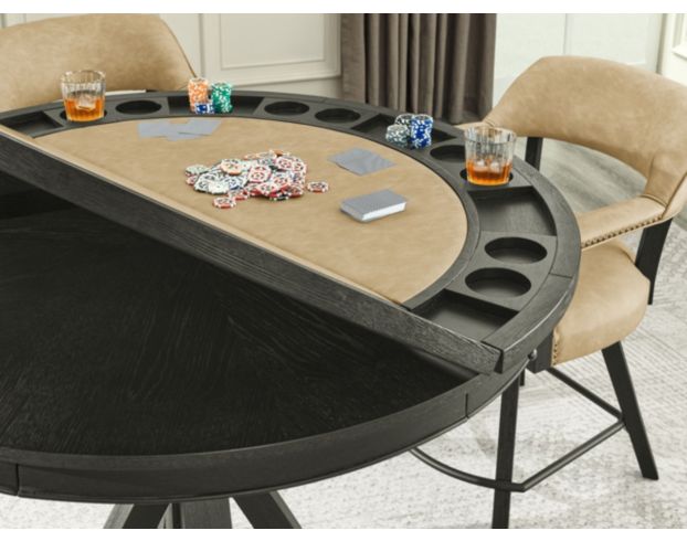 Steve Silver Rylie 5-Piece Black Counter Game Table Set large image number 10