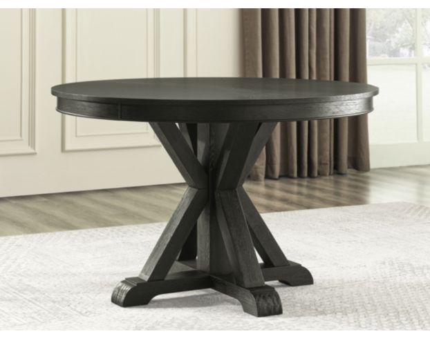 Steve Silver Rylie Black Dining Height Game Table large image number 6