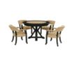 Steve Silver Rylie 5-Piece Black Dining Height Game Table Set small image number 1