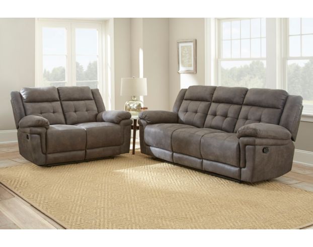 Steve silver anastasia grey shop recliner sofa