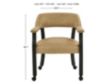 Steve Silver Rylie Sand Captains Chair with Casters small image number 7