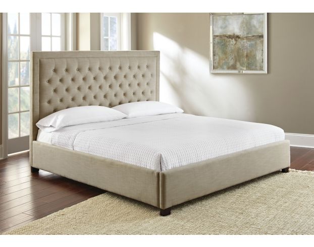 Steve Silver Isadora Sand Queen Upholstered Bed large image number 2