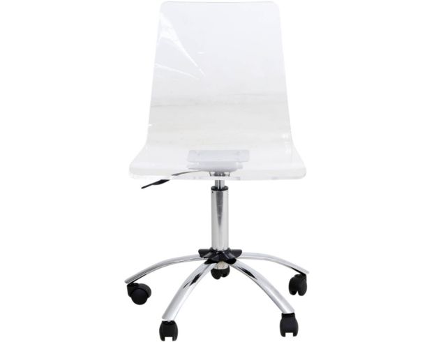 Perspex discount swivel chair