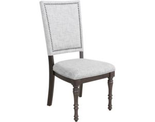 Straight back upholstered online chair