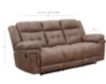 Steve Silver Anastasia Brown Reclining Sofa small image number 6