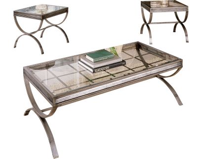 Steve Silver Emerson Coffee Table & 2 End Tables