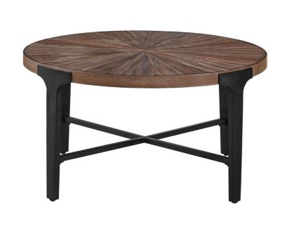 Steve Silver Chevron Round Cocktail Table