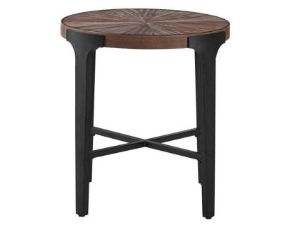 Steve Silver Chevron Round End Table