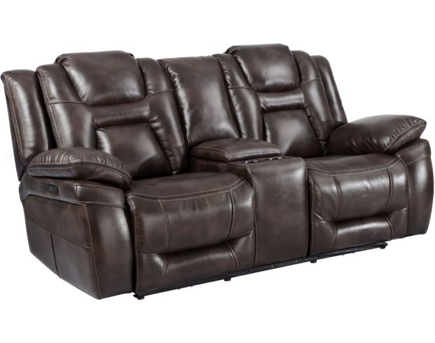 Steve Silver Oportuna Power Reclining Loveseat with Console large image number 1